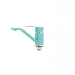 Смеситель для умывальника Mixxus Missouri 555 (излив 15 см) бирюзовый (MI1629)