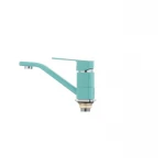 Смеситель для умывальника Mixxus Missouri 555 (излив 15 см) бирюзовый (MI1629)