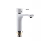 Змішувач для умивальника MIXXUS Colorado 001 білий глянцевий одноважільний (MI1638)