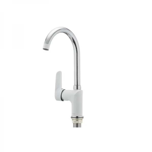 Кухонный смеситель белый Mixxus Colorado 014 (MI1641)