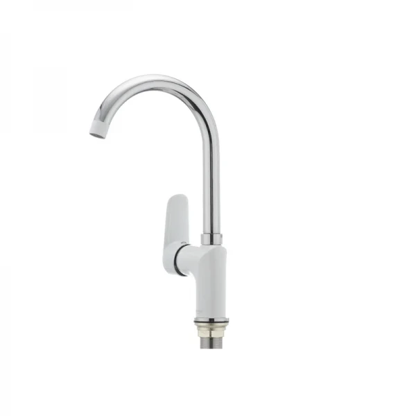 Кухонный смеситель белый Mixxus Colorado 014 (MI1641)