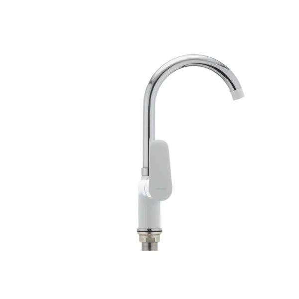 Кухонный смеситель белый Mixxus Colorado 014 (MI1641)