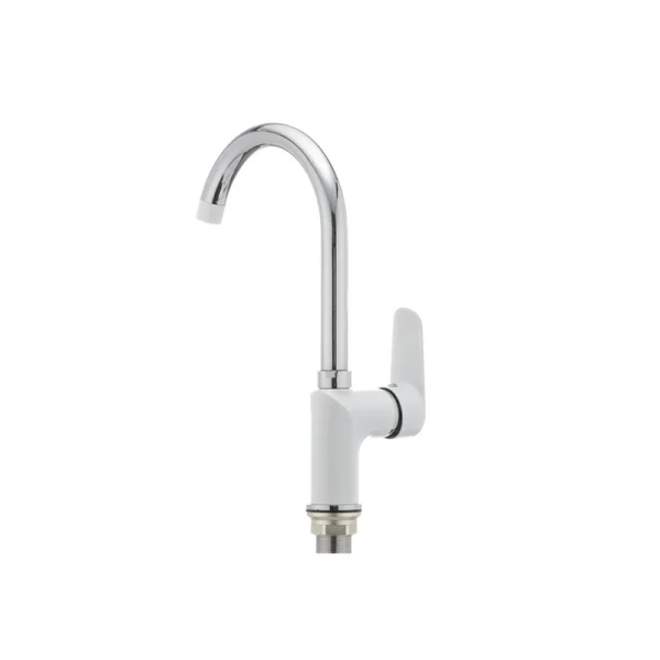 Кухонный смеситель белый Mixxus Colorado 014 (MI1641)