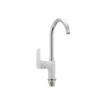 Кухонный смеситель белый Mixxus Colorado 014 (MI1641)