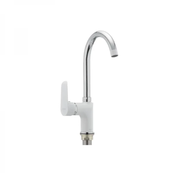 Кухонный смеситель белый Mixxus Colorado 014 (MI1641)