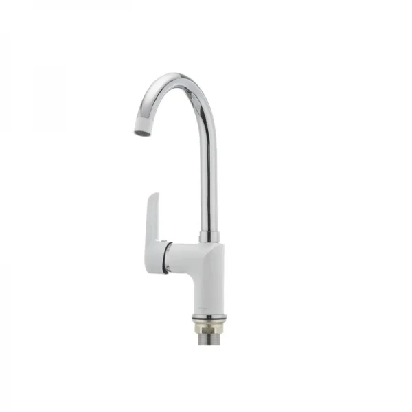 Кухонный смеситель белый Mixxus Colorado 014 (MI1641)