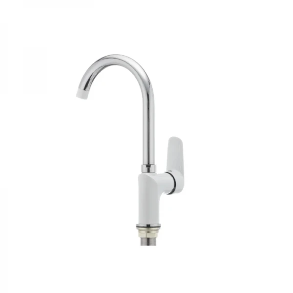 Кухонный смеситель белый Mixxus Colorado 014 (MI1641)
