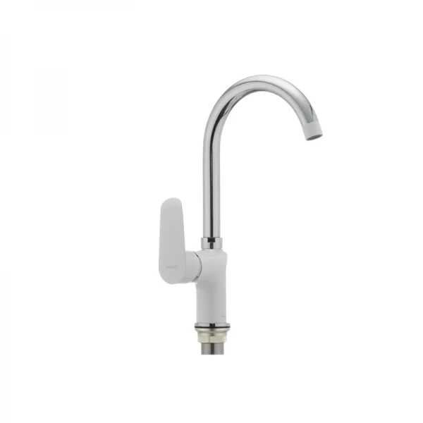 Кухонный смеситель белый Mixxus Colorado 014 (MI1641)