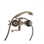 Смеситель для ванны Mixxus Premium Retro Bronze-142 латунный бронзовый двухвентильный (MI1652)