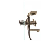 Смеситель для ванны Mixxus Premium Retro Bronze-142 латунный бронзовый двухвентильный (MI1652)