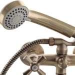 Смеситель для ванны Mixxus Premium Retro Bronze-142 латунный бронзовый двухвентильный (MI1652)