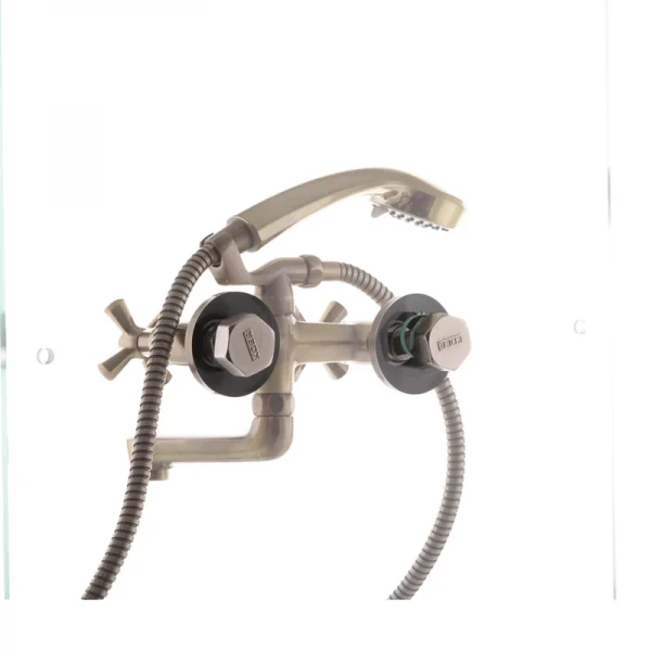 Смеситель для ванны Mixxus Premium Retro Bronze-142 латунный бронзовый двухвентильный (MI1652)