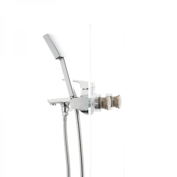 Смеситель для ванной Mixxus Premium Patrick Chr-009 латунный хромированный с коротким литым изливом (MI1659)