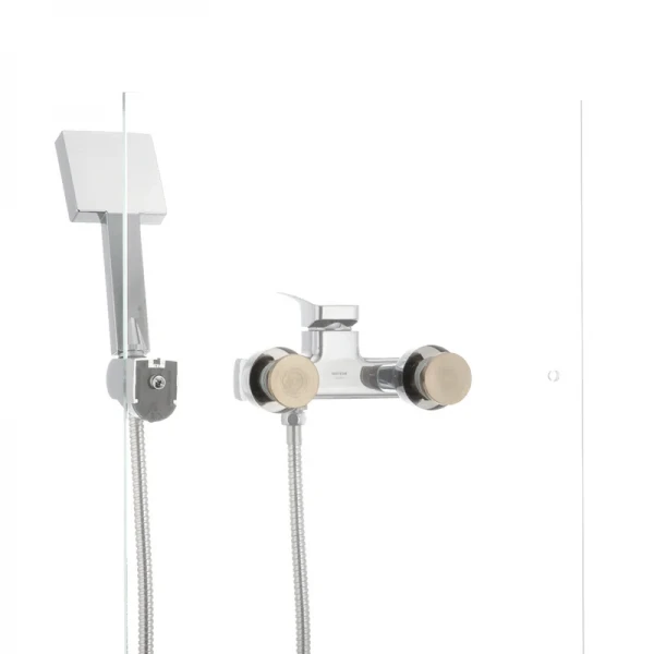 Смеситель для ванной Mixxus Premium Patrick Chr-009 латунный хромированный с коротким литым изливом (MI1659)
