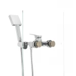 Смеситель для ванной Mixxus Premium Patrick Chr-009 латунный хромированный с коротким литым изливом (MI1659)