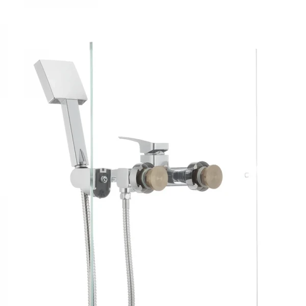 Смеситель для ванной Mixxus Premium Patrick Chr-009 латунный хромированный с коротким литым изливом (MI1659)