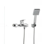 Смеситель для ванной Mixxus Premium Patrick Chr-009 латунный хромированный с коротким литым изливом (MI1659)