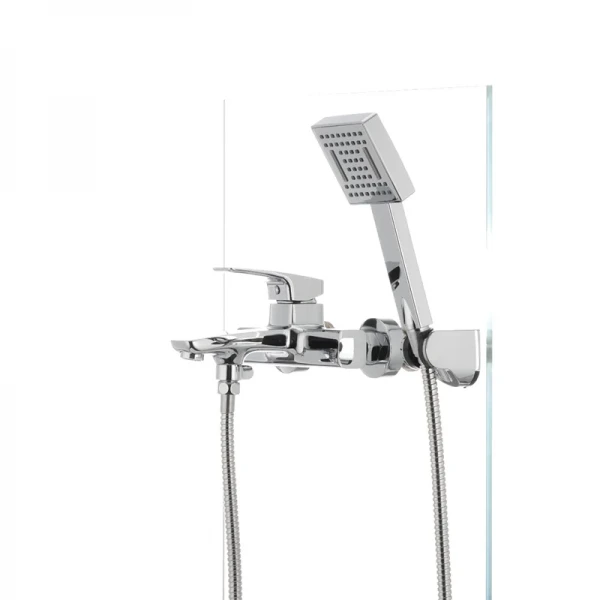 Смеситель для ванной Mixxus Premium Patrick Chr-009 латунный хромированный с коротким литым изливом (MI1659)