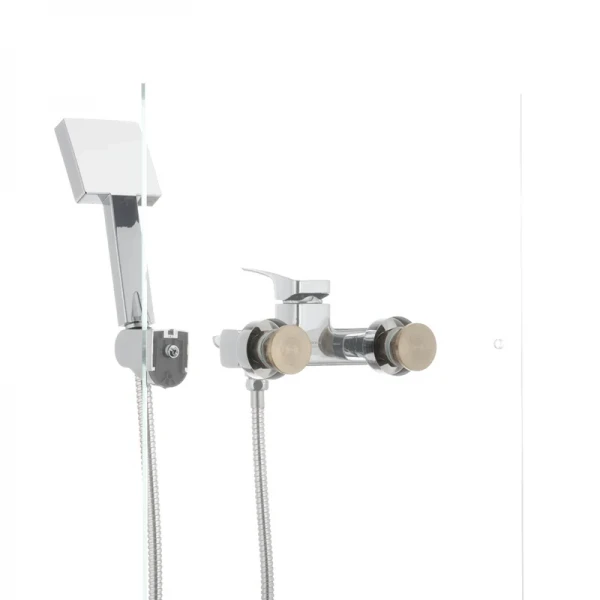 Смеситель для ванной Mixxus Premium Patrick Chr-009 латунный хромированный с коротким литым изливом (MI1659)