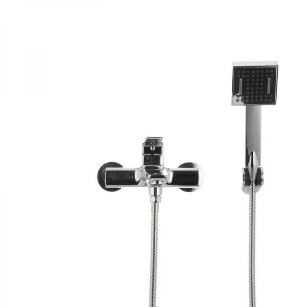 Смеситель для ванной Mixxus Premium Patrick Chr-009 латунный хромированный с коротким литым изливом (MI1659)