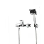 Смеситель для ванной Mixxus Premium Patrick Chr-009 латунный хромированный с коротким литым изливом (MI1659)