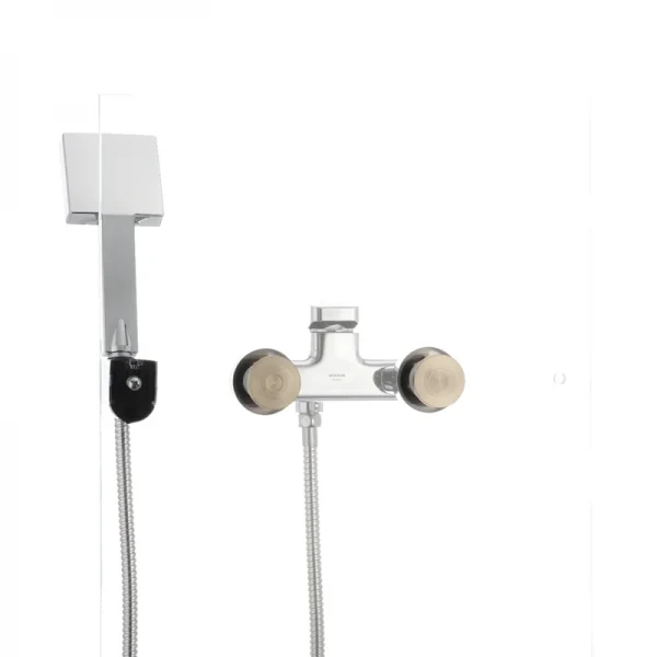 Смеситель для ванной Mixxus Premium Patrick Chr-009 латунный хромированный с коротким литым изливом (MI1659)