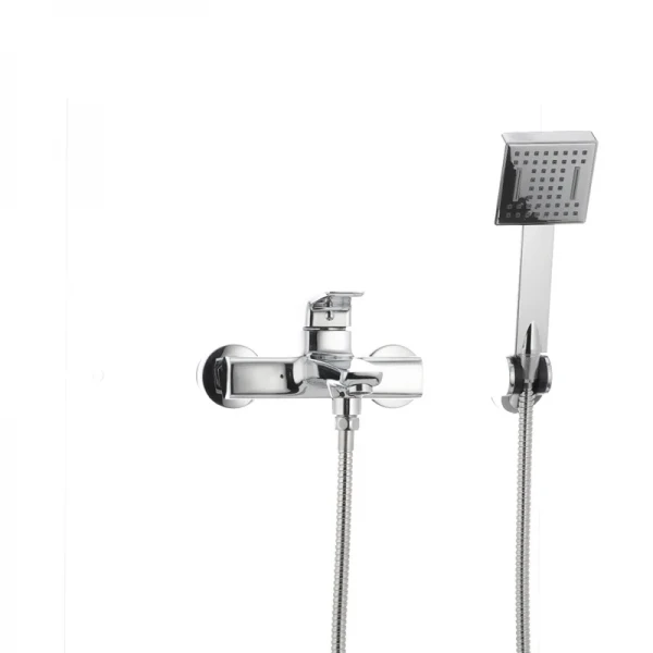 Смеситель для ванной Mixxus Premium Patrick Chr-009 латунный хромированный с коротким литым изливом (MI1659)