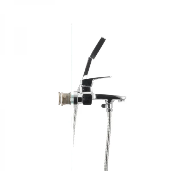 Смеситель для ванной Mixxus Premium Patrick Chr-009 латунный хромированный с коротким литым изливом (MI1659)