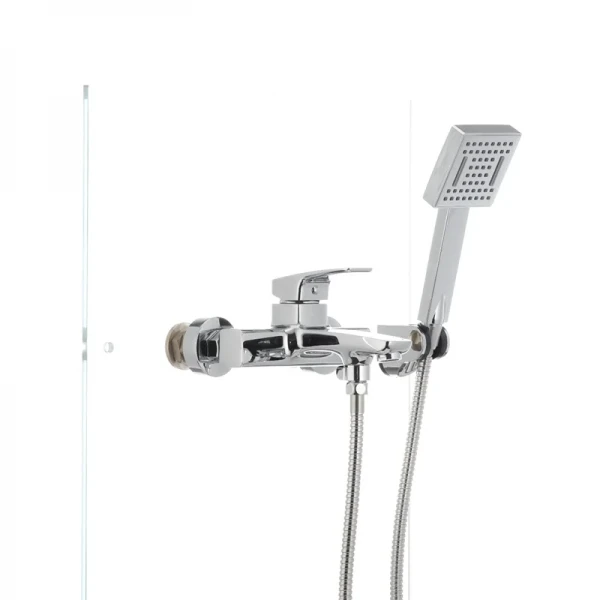 Смеситель для ванной Mixxus Premium Patrick Chr-009 латунный хромированный с коротким литым изливом (MI1659)