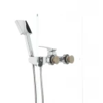 Смеситель для ванной Mixxus Premium Patrick Chr-009 латунный хромированный с коротким литым изливом (MI1659)
