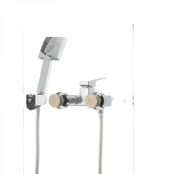 Смеситель для ванной Mixxus Premium Patrick Chr-009 латунный хромированный с коротким литым изливом (MI1659)