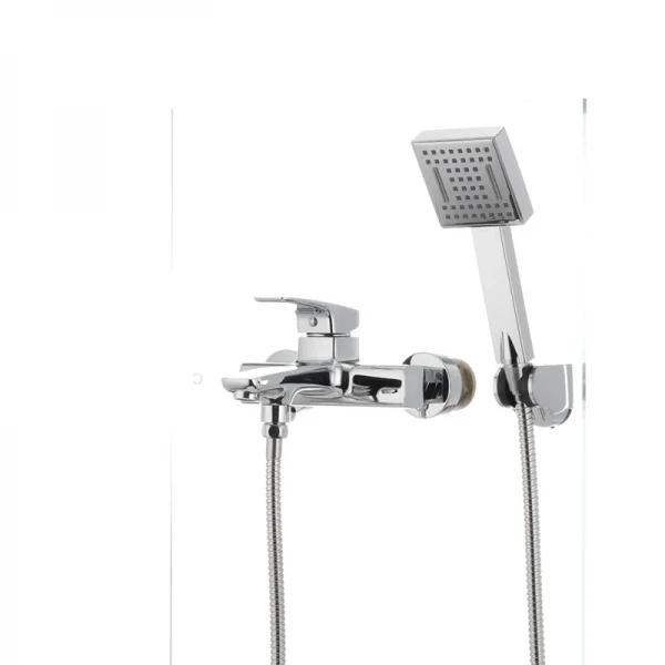 Смеситель для ванной Mixxus Premium Patrick Chr-009 латунный хромированный с коротким литым изливом (MI1659)
