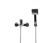 Смеситель для ванной Mixxus Premium Patrick Chr-009 латунный хромированный с коротким литым изливом (MI1659)