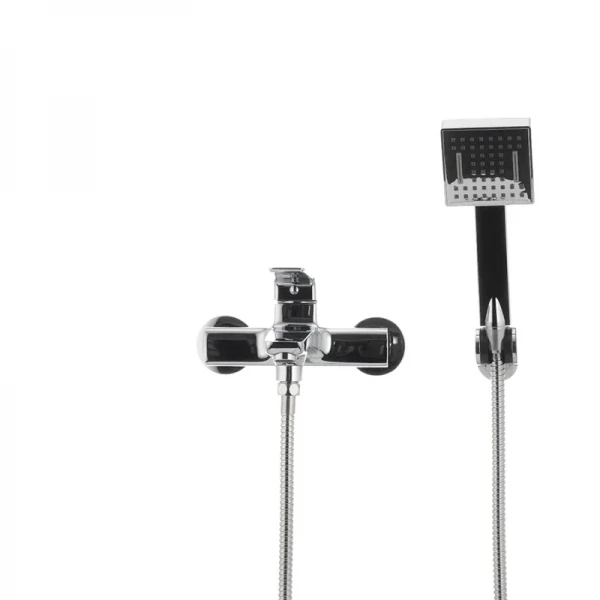 Смеситель для ванной Mixxus Premium Patrick Chr-009 латунный хромированный с коротким литым изливом (MI1659)
