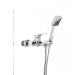 Смеситель для ванной Mixxus Premium Patrick Chr-009 латунный хромированный с коротким литым изливом (MI1659)
