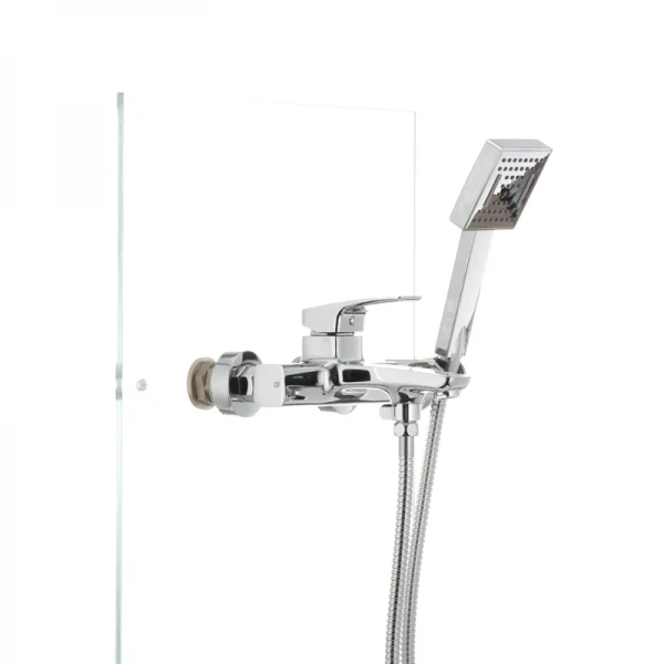 Смеситель для ванной Mixxus Premium Patrick Chr-009 латунный хромированный с коротким литым изливом (MI1659)