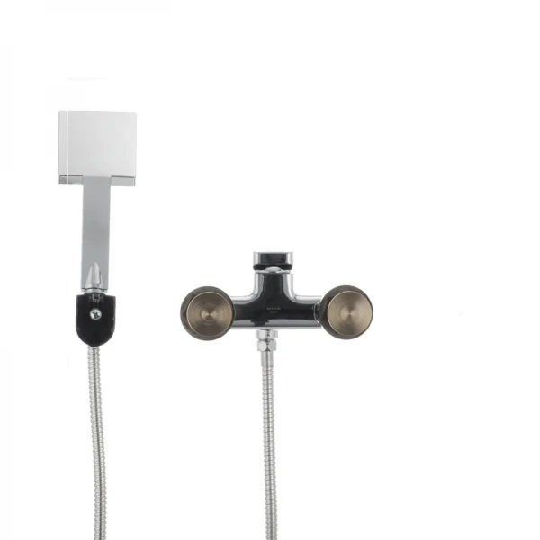 Смеситель для ванной Mixxus Premium Patrick Chr-009 латунный хромированный с коротким литым изливом (MI1659)