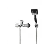 Смеситель для ванной Mixxus Premium Patrick Chr-009 латунный хромированный с коротким литым изливом (MI1659)