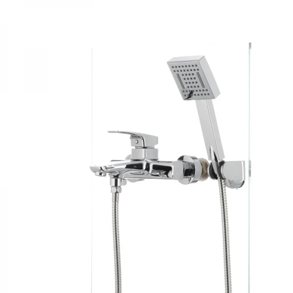 Смеситель для ванной Mixxus Premium Patrick Chr-009 латунный хромированный с коротким литым изливом (MI1659)