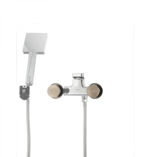 Смеситель для ванной Mixxus Premium Patrick Chr-009 латунный хромированный с коротким литым изливом (MI1659)