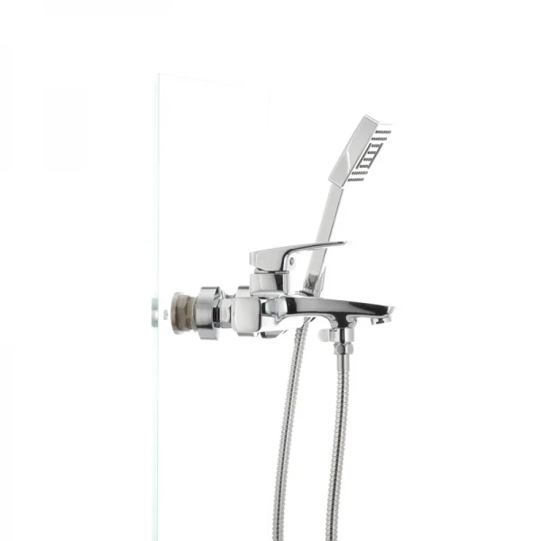 Смеситель для ванной Mixxus Premium Patrick Chr-009 латунный хромированный с коротким литым изливом (MI1659)