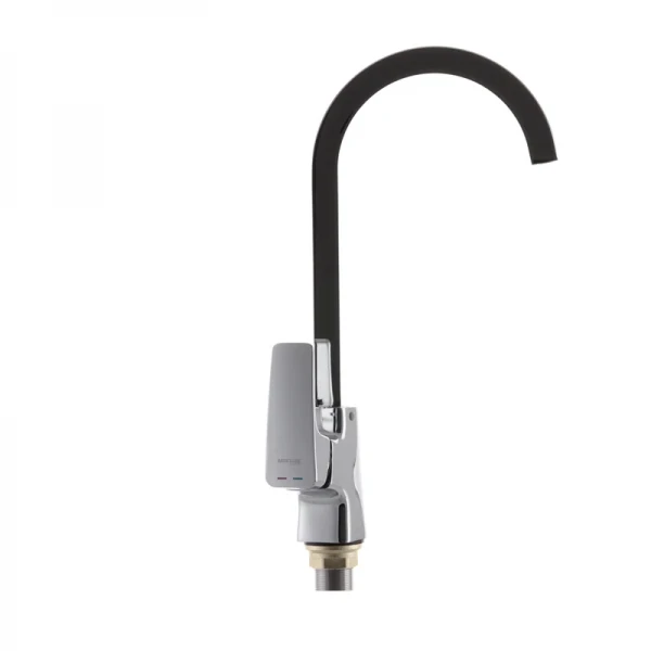 Смеситель для кухни Mixxus Premium Patrick 017 латунный хром, высокий поворотный излив (MI1660)