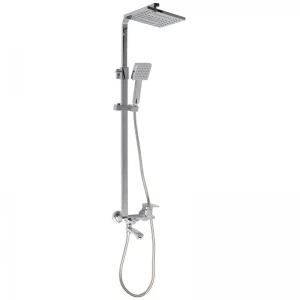 Душова колона зі змішувачем Mixxus Premium Patrick Chr-009-J латунна хромована з поворотним виливом (MI1661)