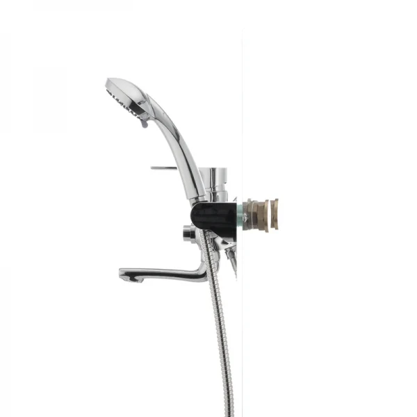Смеситель для ванны Mixxus Premium PUSH Chr-009 латунный хромированный с кнопочным переключателем (MI1664)