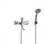 Смеситель для ванны Mixxus Premium PUSH Chr-009 латунный хромированный с кнопочным переключателем (MI1664)