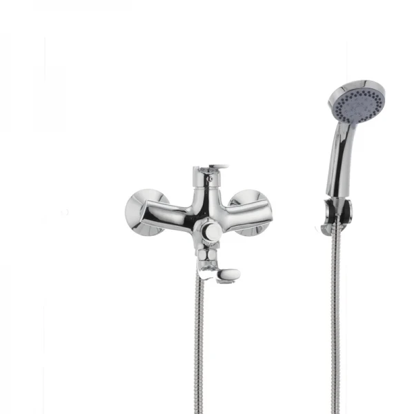 Смеситель для ванны Mixxus Premium PUSH Chr-009 латунный хромированный с кнопочным переключателем (MI1664)