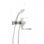 Смеситель для ванны Mixxus Premium PUSH Chr-009 латунный хромированный с кнопочным переключателем (MI1664)