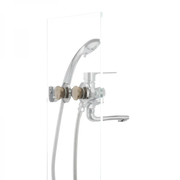 Смеситель для ванны Mixxus Premium PUSH Chr-009 латунный хромированный с кнопочным переключателем (MI1664)