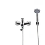 Смеситель для ванны Mixxus Premium PUSH Chr-009 латунный хромированный с кнопочным переключателем (MI1664)
