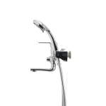 Смеситель для ванны Mixxus Premium PUSH Chr-009 латунный хромированный с кнопочным переключателем (MI1664)